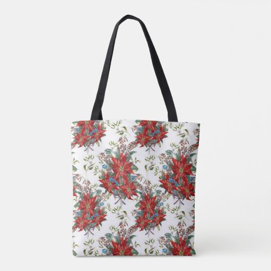 Blume Tote Tag Tasche (Rückseite)