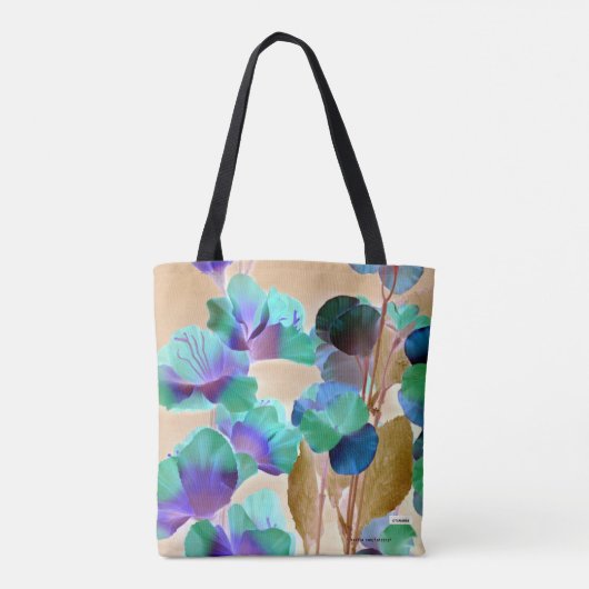 Blume Tote Tasche (Rückseite)