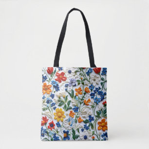 Blume Tote Tasche   Elegantes Blumendesign