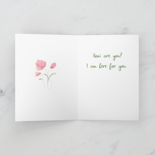 Blume Touchs Lebensdauer Karte (Innenseite)