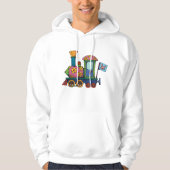 Blume Train Hoodie (Vorderseite)