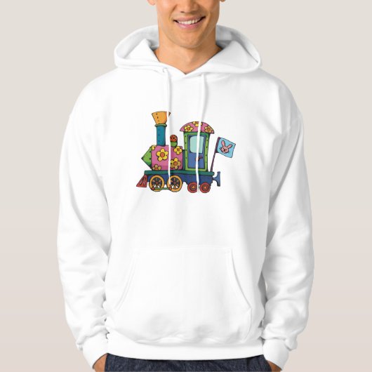 Blume Train Hoodie (Vorderseite)