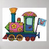 Blume Train Poster (Vorne)