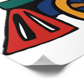 Blume Train Poster (Ecke)