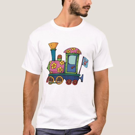Blume Train T-Shirt (Vorderseite)