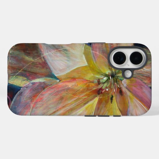 Blume "Transluzenz" Case-Mate iPhone Hülle (Rückseite (Horizontal))