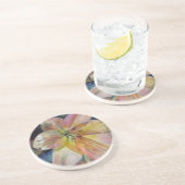 Blume "Transluzenz" Getränkeuntersetzer (Seite)