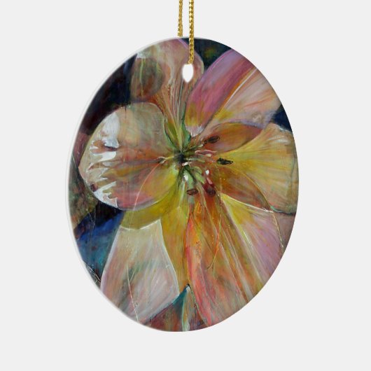 Blume "Transluzenz" Keramikornament (Rechts)