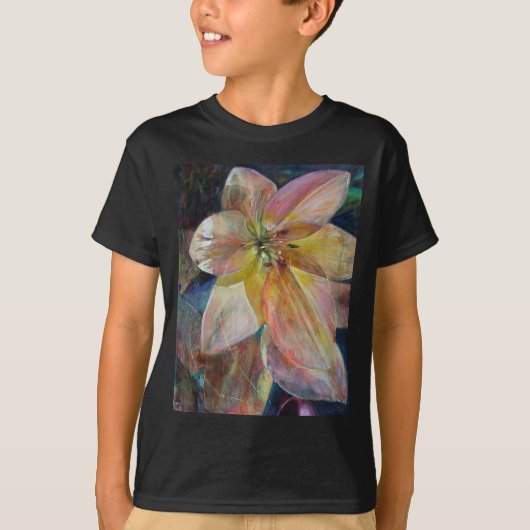 Blume "Transluzenz" T-Shirt (Vorderseite)