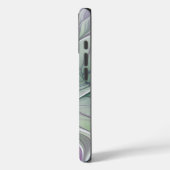 Blume Traum, Abstraktes Lila Grünes Fraktal Kunst Case-Mate iPhone Hülle (Rückseite / Links)