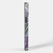 Blume Traum, Abstraktes Lila Grünes Fraktal Kunst Case-Mate iPhone Hülle (Rückseite / Rechts)