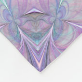 Blume Traum Pastel Mandala von JoMazArt Fleecedecke (Ecke)