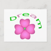 Blume - Traum Postkarte (Vorderseite)