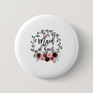 Blume Trauzeugin Dusche Hochzeitsbachelorette P Button