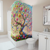 Blume Tree Duschvorhang (Beispiel)