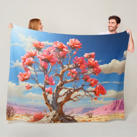 Blume Tree Fleecedecke (Beispiel)