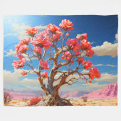 Blume Tree Fleecedecke (Vorderseite (Horizontal))