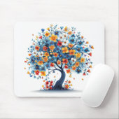 Blume Tree Mousepad (Mit Mouse)