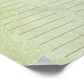 Blume Tree Print Quaker Hochzeitszertifikat Poster (Ecke)