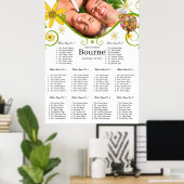 Blume Tree Seating Chart 10 Tische Poster (Heimbüro)