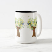 Blume Tree Zweifarbige Tasse (VorderseiteRechts)