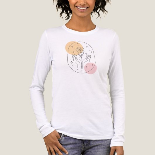 Blume Tri-Blend Shirt (Vorderseite)