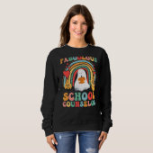 Blume Trick oder Lehrer Faboolous Schulberater R Sweatshirt (Vorne ganz)