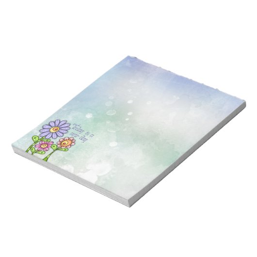 Blume Trio Notizblock (Rotiert)