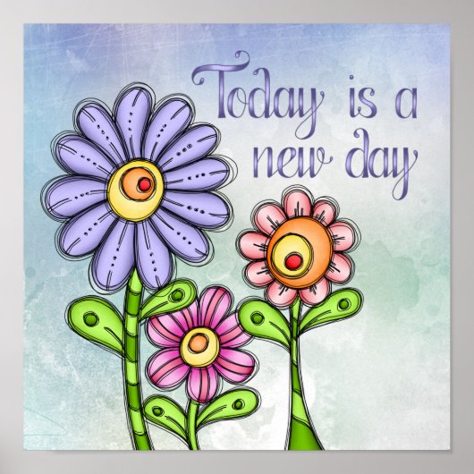 Blume Trio Poster (Vorne)