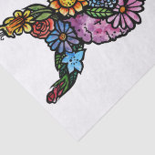 Blume Triple Moon Symbol gesegnet sein Seidenpapier (Ausschnitt)