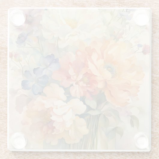 Blume Trivet Glasuntersetzer (Rückseite)