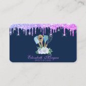 Blume Tropfen Bäckereihandwerkzeuge Visitenkarte (Vorderseite)