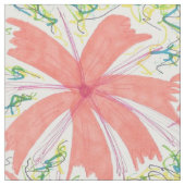 Blume Tropical Burst Stoff (Nahaufnahme)