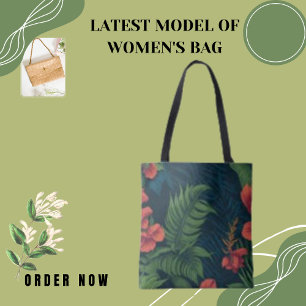 Blume Tropischer Dschungel Pflanze Tasche