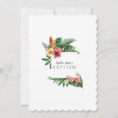 Blume Tropischer Garten Pinakothek Züst Einladung (Rückseite)