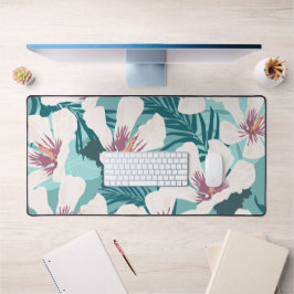 Blume Tropischer Hibiskus Schreibtischunterlage