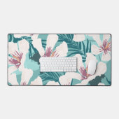 Blume Tropischer Hibiskus Schreibtischunterlage (Tastatur & Maus)