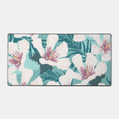 Blume Tropischer Hibiskus Schreibtischunterlage (Vorderseite)