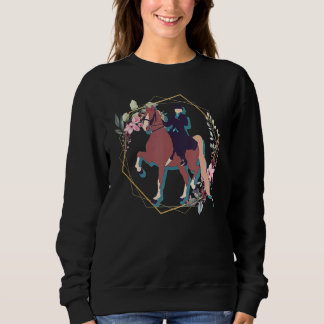 Blume Trotting Horse American Saddlebred Sweatshirt
