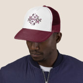 Blume Trucker Hat Truckerkappe (Beispiel)