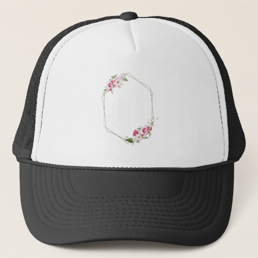 Blume Truckerkappe (Vorderseite)