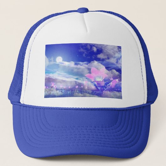Blume Truckerkappe (Vorderseite)