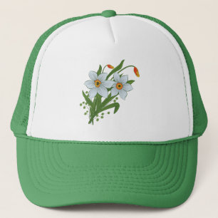 Blume Truckerkappe