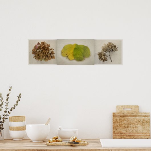 Blume tryptich poster (Küche)