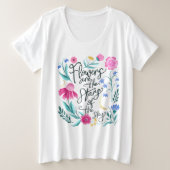 Blume Tshirt (Design vorne)
