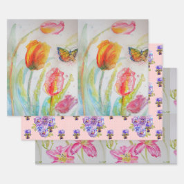 Blume Tulip Colorado Geschenkpapier Set