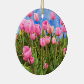 Blume - Tulip - Frühjahrsbeginn Keramik Ornament (Rechts)