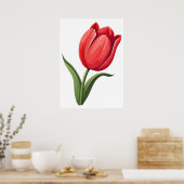 Blume Tulip Poster (Küche)