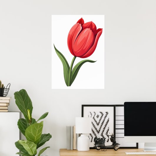 Blume Tulip Poster (Heimbüro)