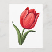 Blume Tulip Postkarte (Vorderseite)